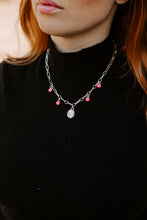 Load image into Gallery viewer, White Buffalo &amp; Pink Opal Necklace
