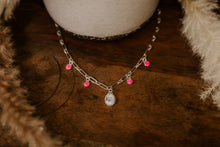 Load image into Gallery viewer, White Buffalo &amp; Pink Opal Necklace
