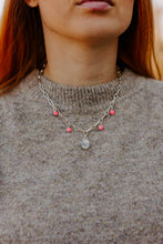 Load image into Gallery viewer, White Buffalo &amp; Pink Opal Necklace
