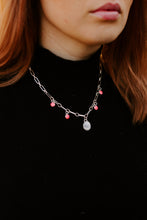 Load image into Gallery viewer, White Buffalo &amp; Pink Opal Necklace
