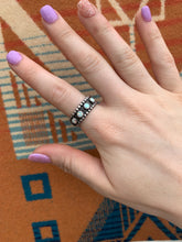 Load image into Gallery viewer, 5 stone white mustang ring
