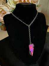 Load image into Gallery viewer, Pink bolt lariat
