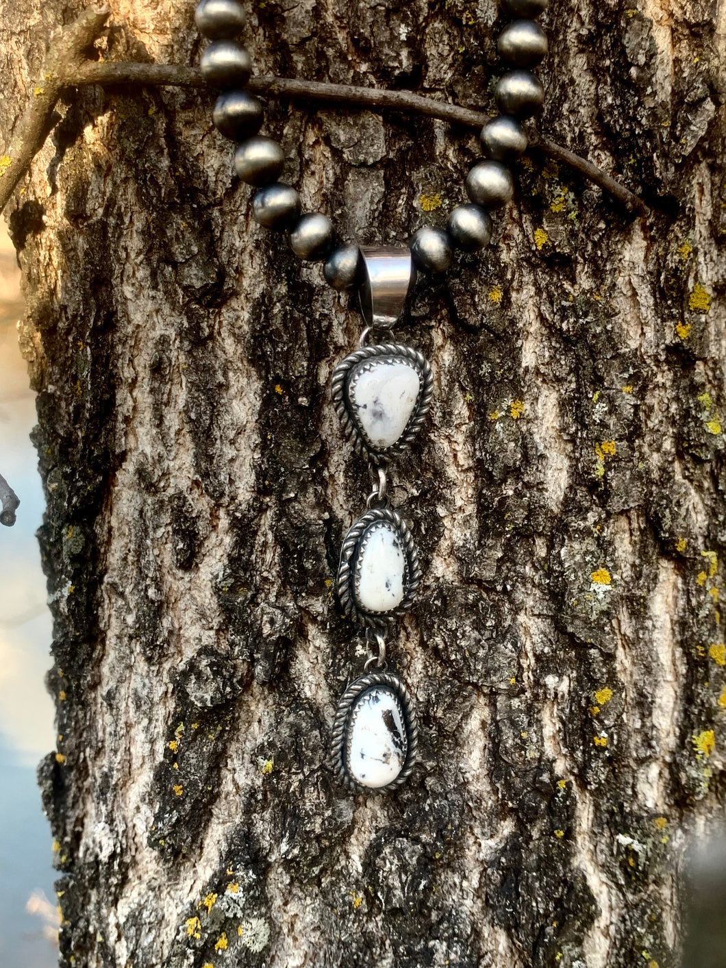 White Buffalo Triple Dangle